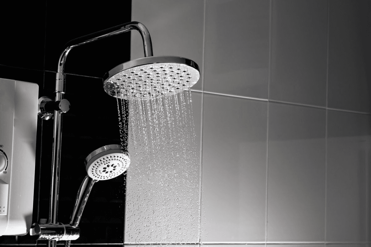 Shower head with clean water